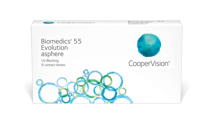 Biomedics 55 Evolution 6 tk +4,50 - tühjendusmüük