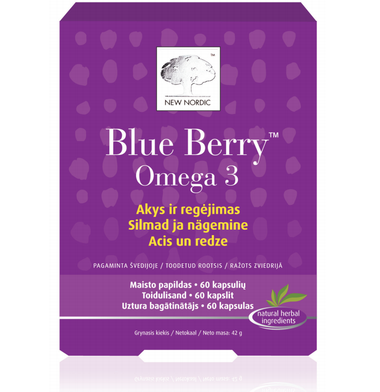 Blue Berry Omega-3 vitamiinid