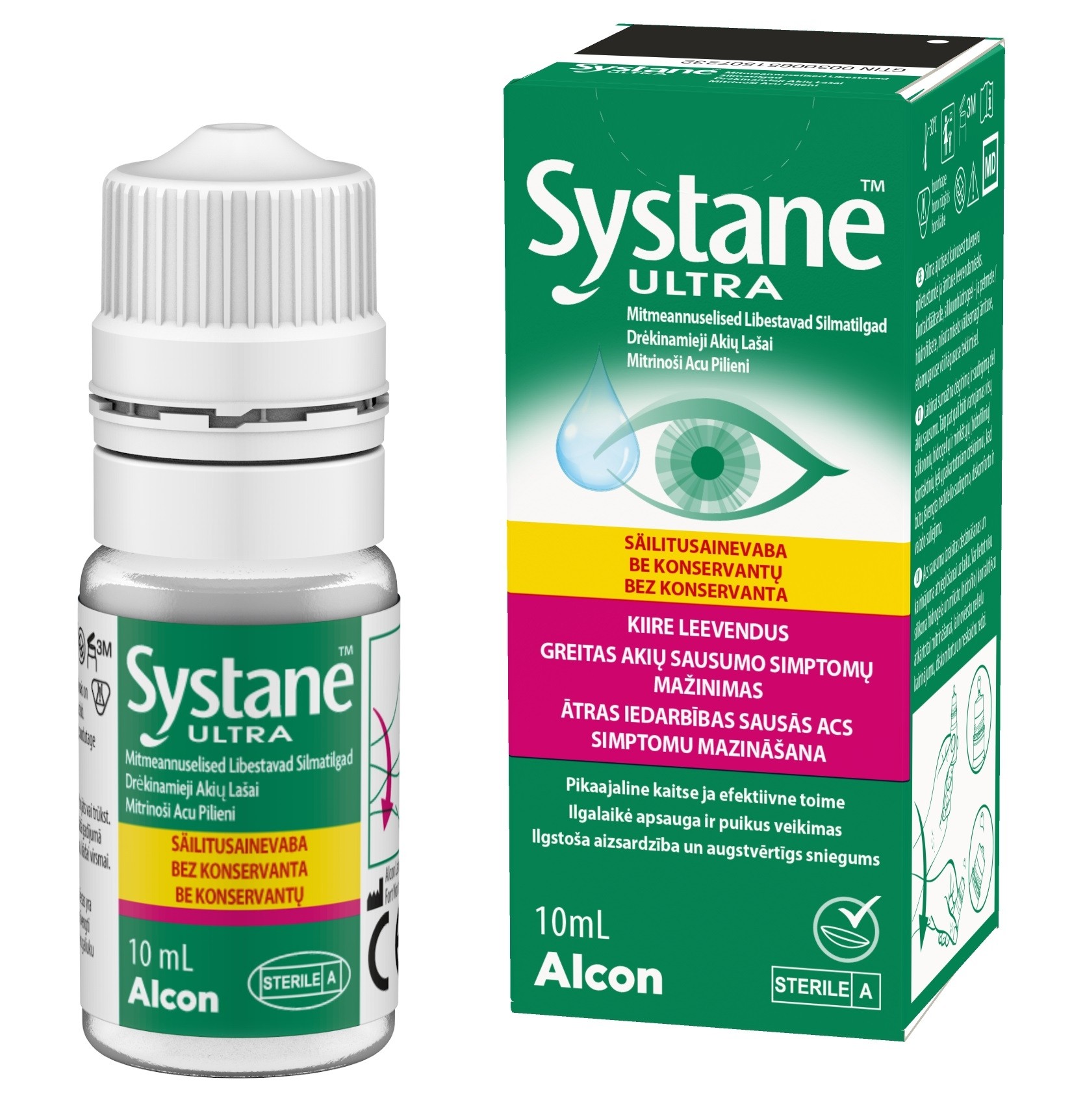 Systane Ultra säilitusaineta 10ml