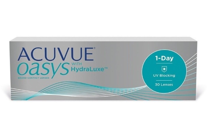 Acuvue Oasys 1-Day with Hydraluxe 29tk -1,75 BC 8.5