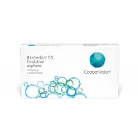 Biomedics 55 Evolution 6 tk +4,50 - tühjendusmüük